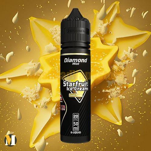 سالت بستنی خامه ای دیاموند میست <br><span>Diamond Mist Starfruit Ice Cream Salt Nic 50ml</span>